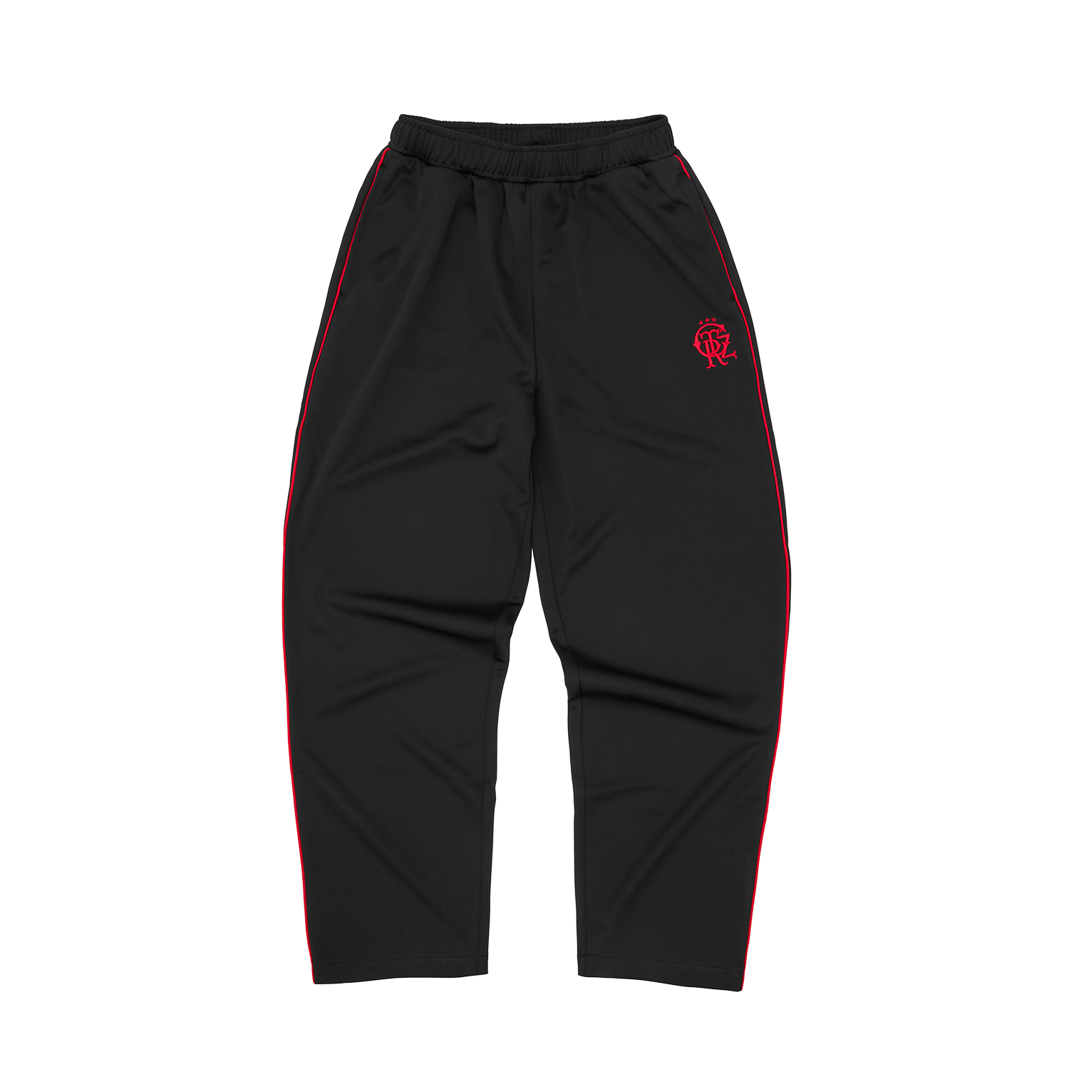 3 STAR CREST TRACK PANT [BLACK]