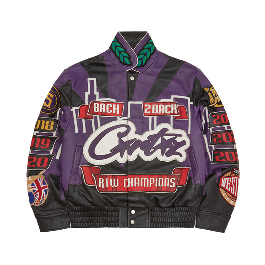 CHAMPIONSHIP LEATHER JACKET [BLACK]