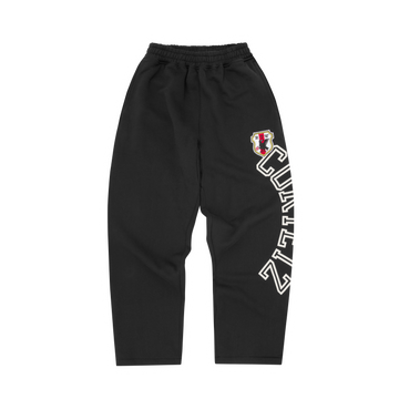 ARCH SHIELD OPEN HEM SWEATPANT [BLACK]