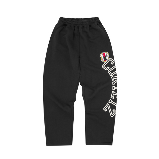 ARCH SHIELD OPEN HEM SWEATPANT [BLACK]