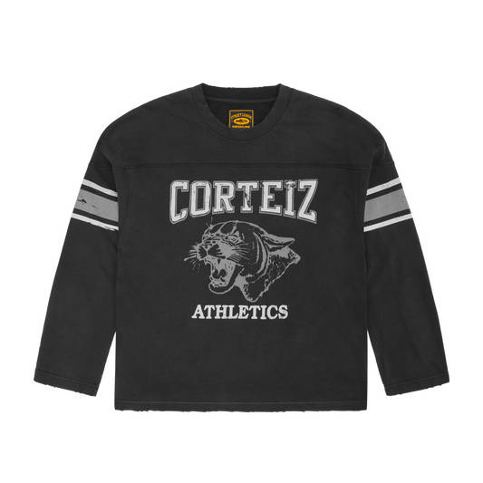 ATHLETICS HEAVYWEIGHT LS TOP [BLACK]