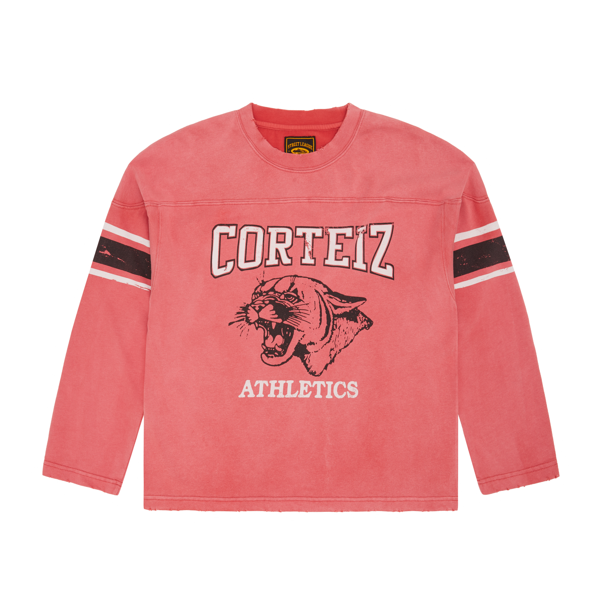 ATHLETICS HEAVYWEIGHT LS TOP [RED]