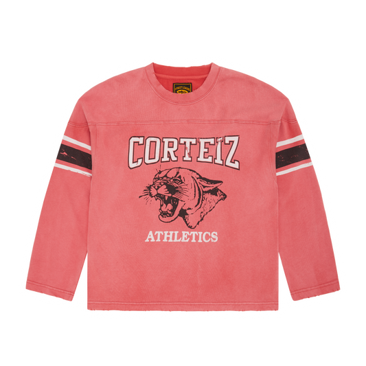 ATHLETICS HEAVYWEIGHT LS TOP [RED]