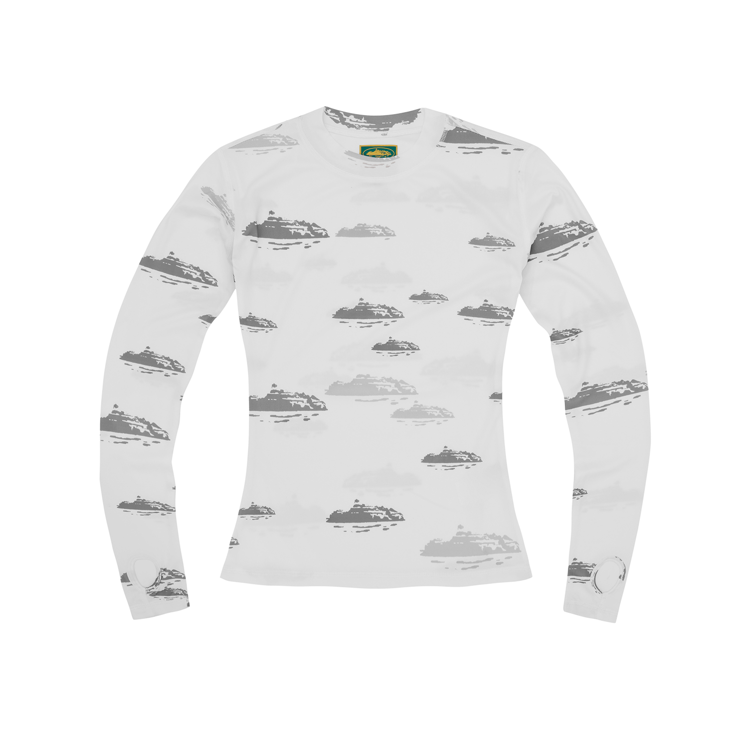 WOMENS ALCATRAZ MESH LONGSLEEVE [WHITE]