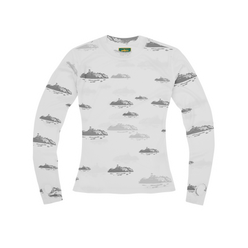 WOMENS ALCATRAZ MESH LONGSLEEVE [WHITE]