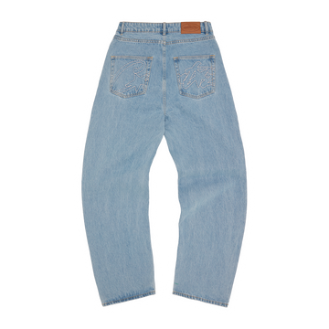 ALLSTARZ BAGGY JEANS [WASHED BLUE]