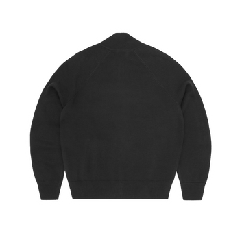 ALLSTARZ KNIT ZIP UP [BLACK]