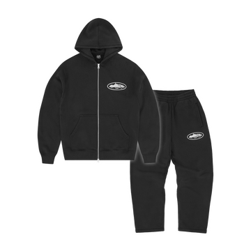 ISLAND PUFF PRINT TRACKSUIT [BLACK]