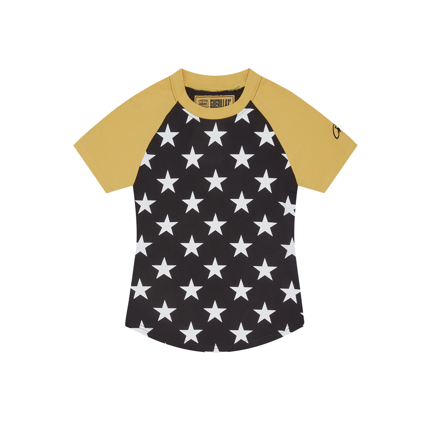 STAR BABY TOP [BLACK & YELLOW]