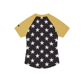 STAR BABY TOP [BLACK & YELLOW]