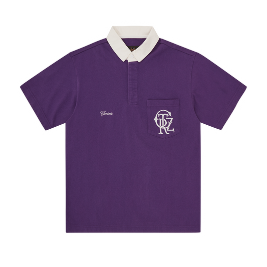 CREST RUGBY POLO [PURPLE]