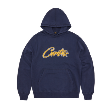 SATIN APPLIQUE ALLSTARZ HOODIE [NAVY]