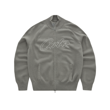 ALLSTARZ KNIT ZIP UP [GULLY GREY]
