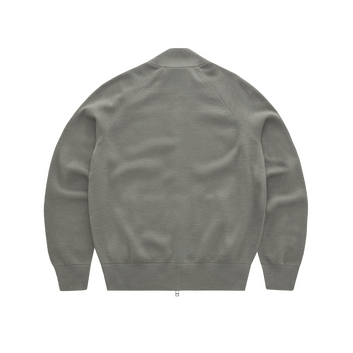 ALLSTARZ KNIT ZIP UP [GULLY GREY]
