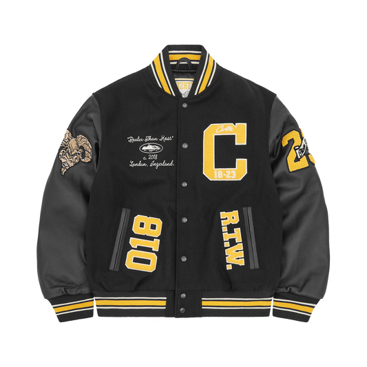 GOAT VARSITY JACKET [BLACK]