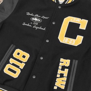 GOAT VARSITY JACKET [BLACK]