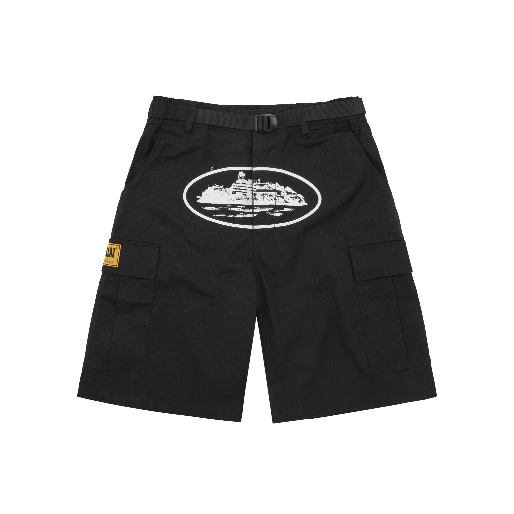 ALCATRAZ CARGO SHORT [BLACK]
