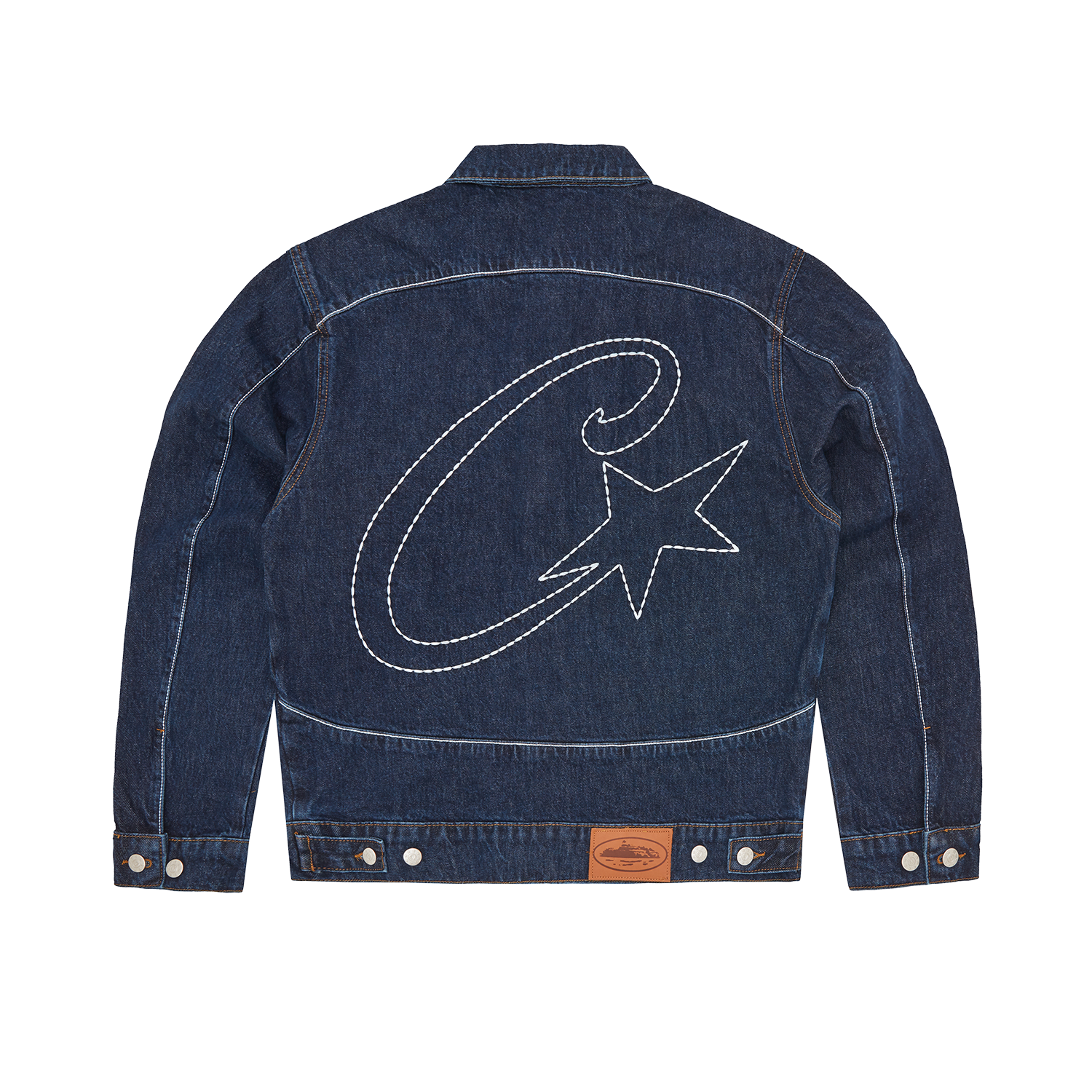 C-STAR STITCH-DOWN DENIM JACKET [DARK WASH]