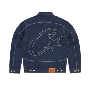 C-STAR STITCH-DOWN DENIM JACKET [DARK WASH]