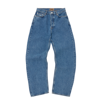 DUAL STRIPE BAGGY JEANS [MIDWASH]