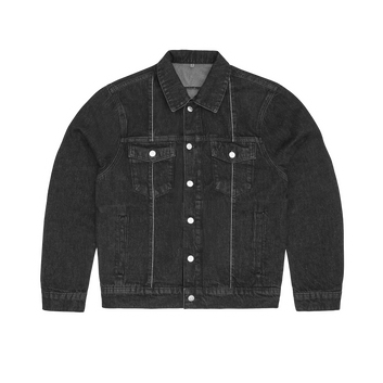 C-STAR STITCH-DOWN DENIM JACKET [BLACK]