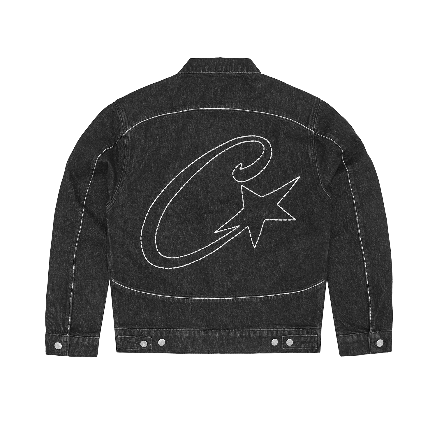 C-STAR STITCH-DOWN DENIM JACKET [BLACK]