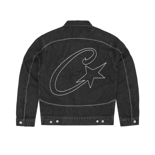 C-STAR STITCH-DOWN DENIM JACKET [BLACK]
