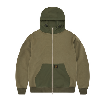 GUERILLAZ RIPSTOP ZIP HOODIE [OLIVE]