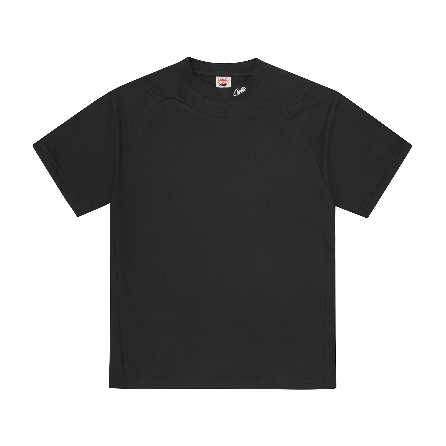 HMP PANEL MOCK TEE [BLACK]
