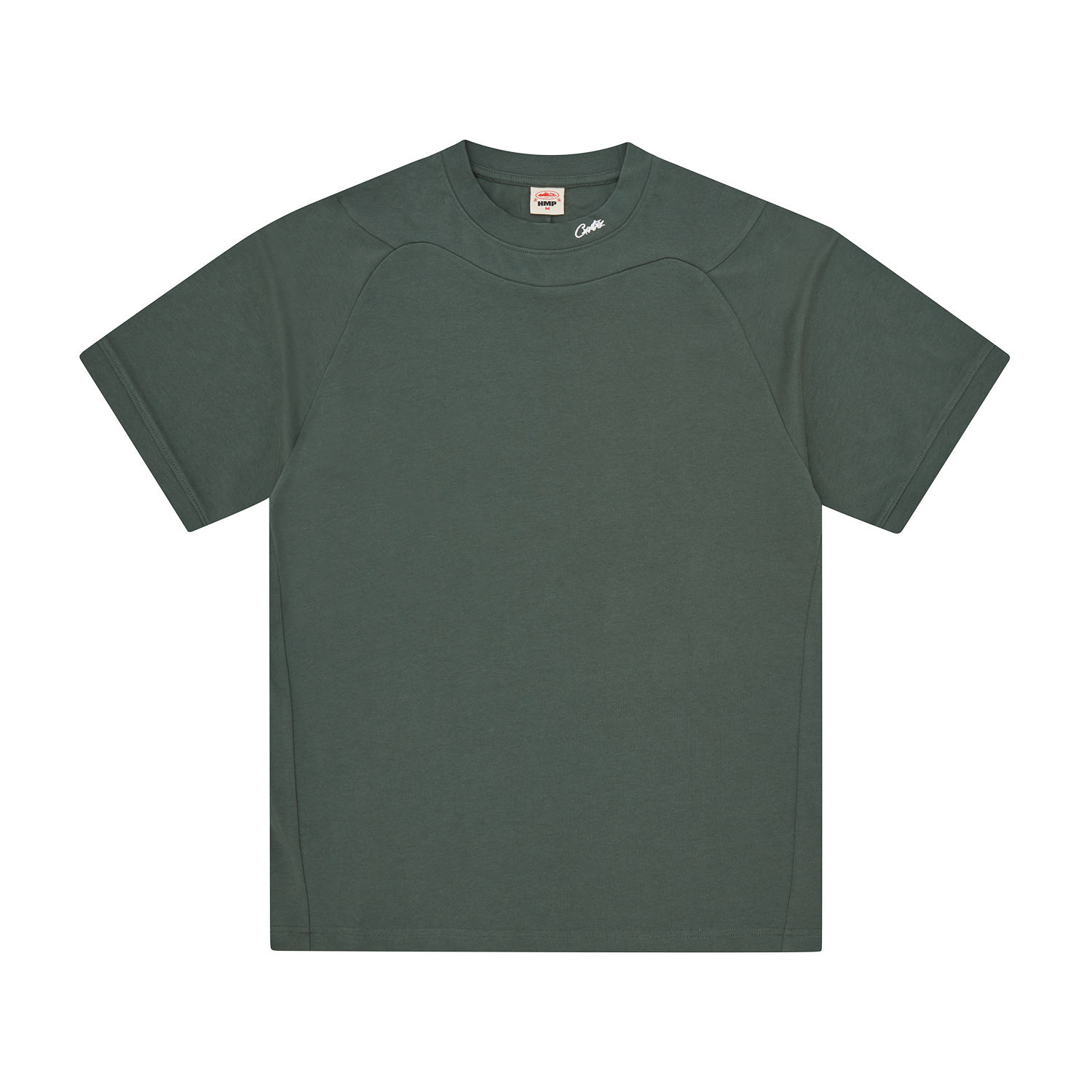 HMP PANEL MOCK TEE [FOREST GREEN]