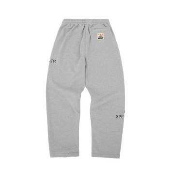 HMP STENCIL OPEN HEM SWEATPANT [LIGHT HEATHER]