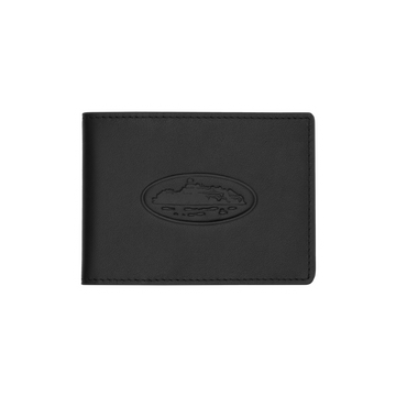 ISLAND LEATHER CARD HOLDER [BLACK]
