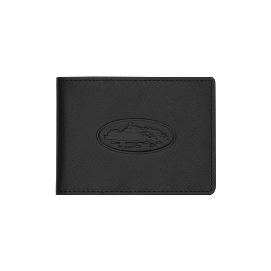 ISLAND LEATHER CARD HOLDER [BLACK]