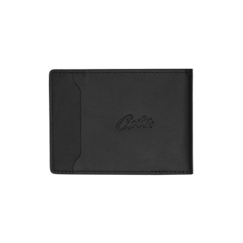 ISLAND LEATHER CARD HOLDER [BLACK]