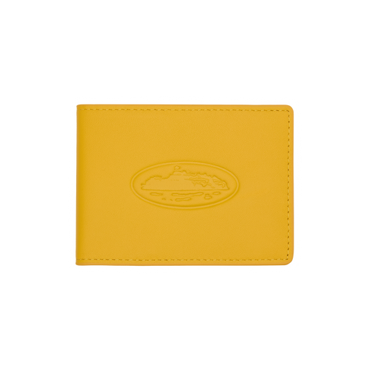 ISLAND LEATHER CARD HOLDER [YELLOW]