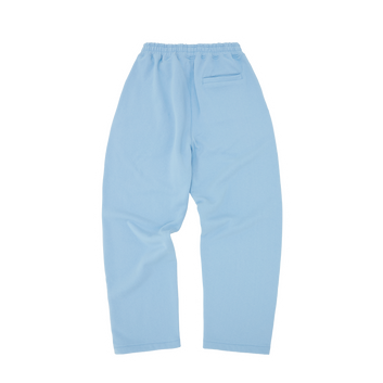 ISLAND PUFF PRINT OPEN HEM SWEATPANT [BABY BLUE]