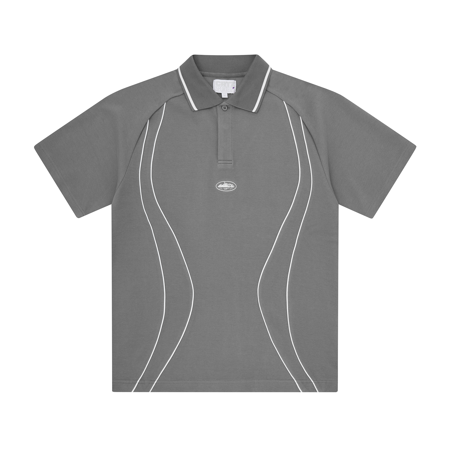 ISLAND PIQUE POLO SHIRT [GREY]