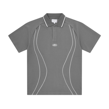 ISLAND PIQUE POLO SHIRT [GREY]