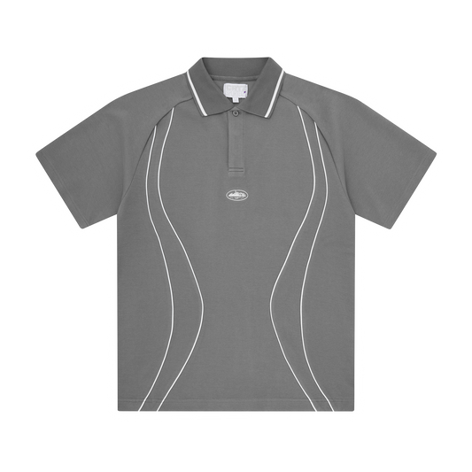ISLAND PIQUE POLO SHIRT [GREY]