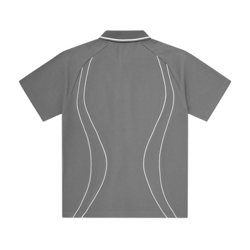ISLAND PIQUE POLO SHIRT [GREY]