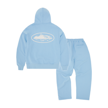 ISLAND PUFF PRINT TRACKSUIT [BABY BLUE]