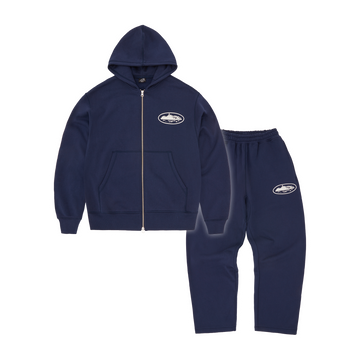 ISLAND PUFF PRINT TRACKSUIT [NAVY]