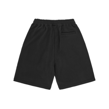 ISLAND PUFF PRINT SWEATSHORT [BLACK]