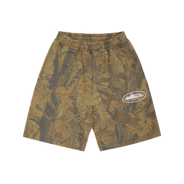 ISLAND PUFF PRINT SWEATSHORT [FOREST CAMO]