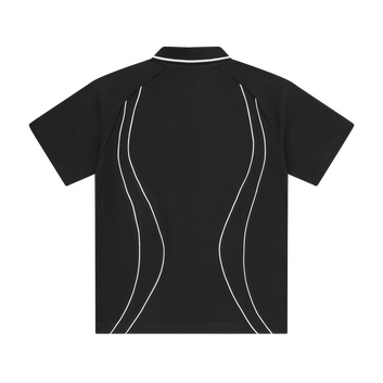 ISLAND PIQUE POLO SHIRT [BLACK]