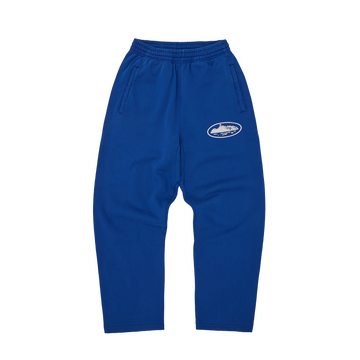ISLAND PUFF PRINT OPEN HEM SWEATPANT [WASHED ROYAL]