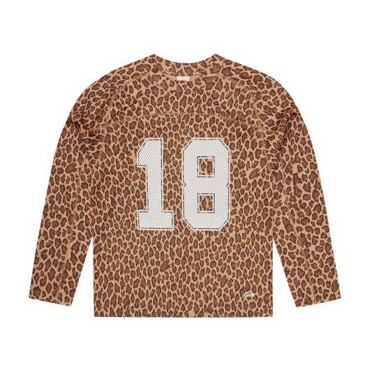 L/S HMP MESH PANEL JERSEY [LEOPARD]