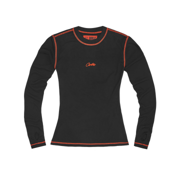 WOMENS MESH LONGSLEEVE [BLACK & RED]