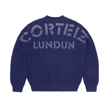 GUERILLAZ KNIT SWEATER [NAVY]