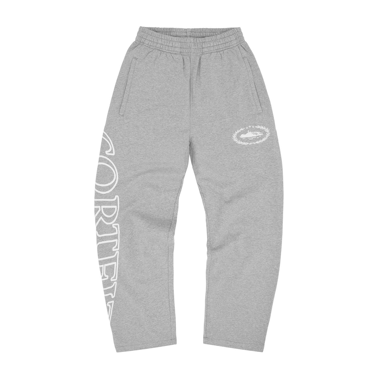 SUPERIOR ROYALE OPEN HEM SWEATPANT [HEATHER GREY]
